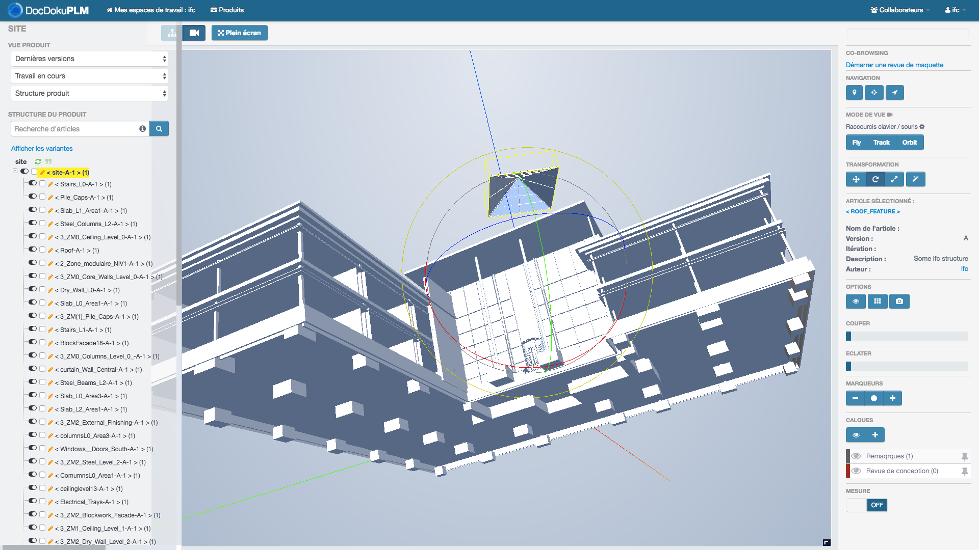 Visualisation et interaction sur maquette numérique 3D - BIM